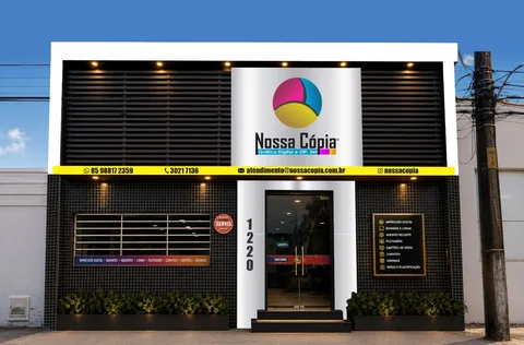 Fachada da Nossa Cópia na Rua Ildefonso Albano, em Fortaleza